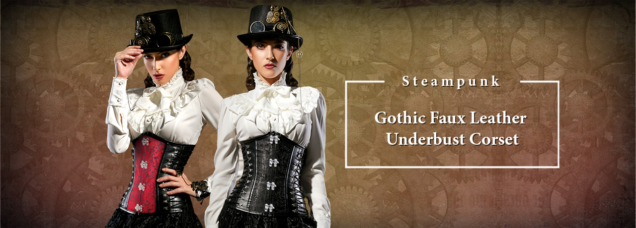 Steampunk Corset fusion tribal buckled corset · The Altered City